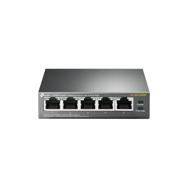 TP-Link 5-ports SG1005 ohanterad PoE-switch