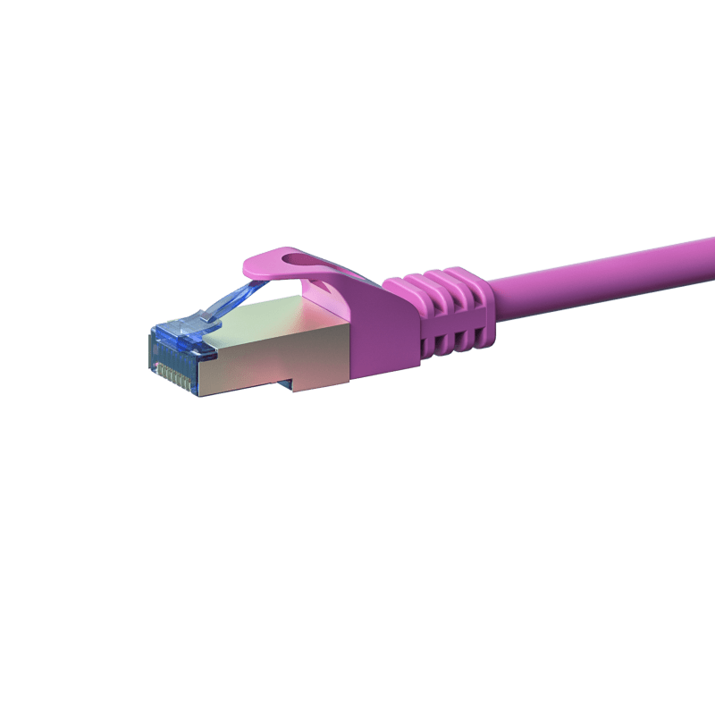 CAT6a S/FTP (PIMF) patchkabel 2m rosa