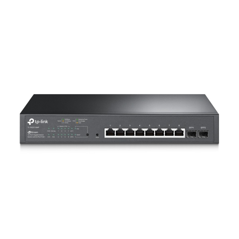 TP-Link 10-portars JetStream 2210MP hanterad smart PoE-switch