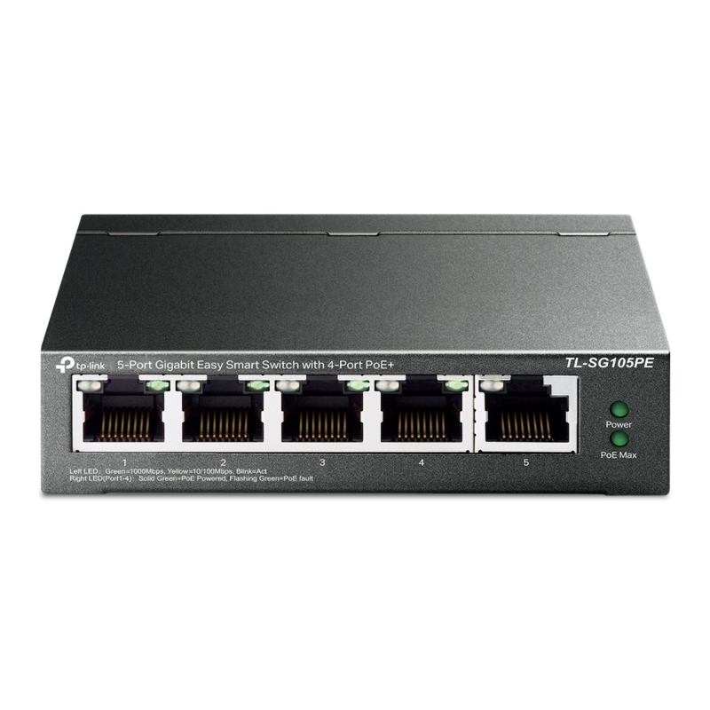TP-Link 5-portars SG105PE unmanaged PoE smart switch