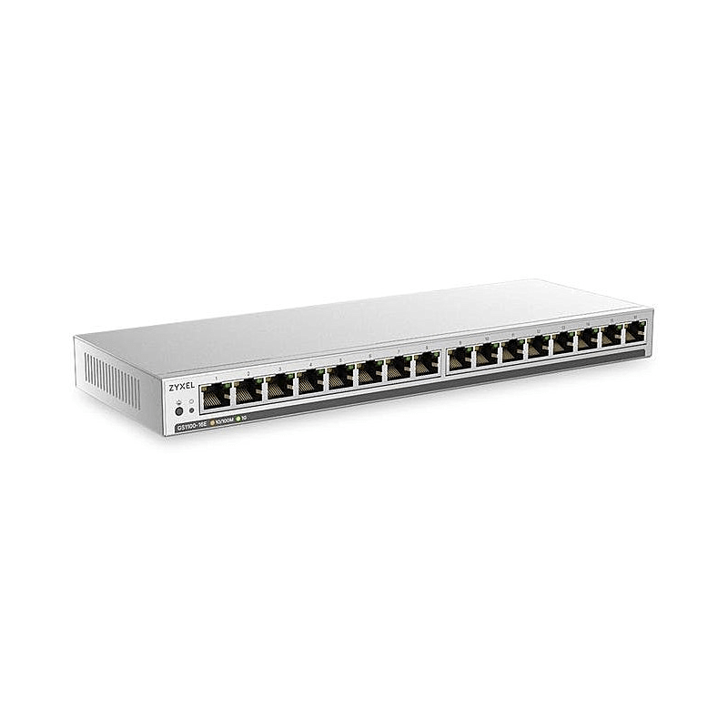 Zyxel 16-portars GS1100-16E ohanterad switch
