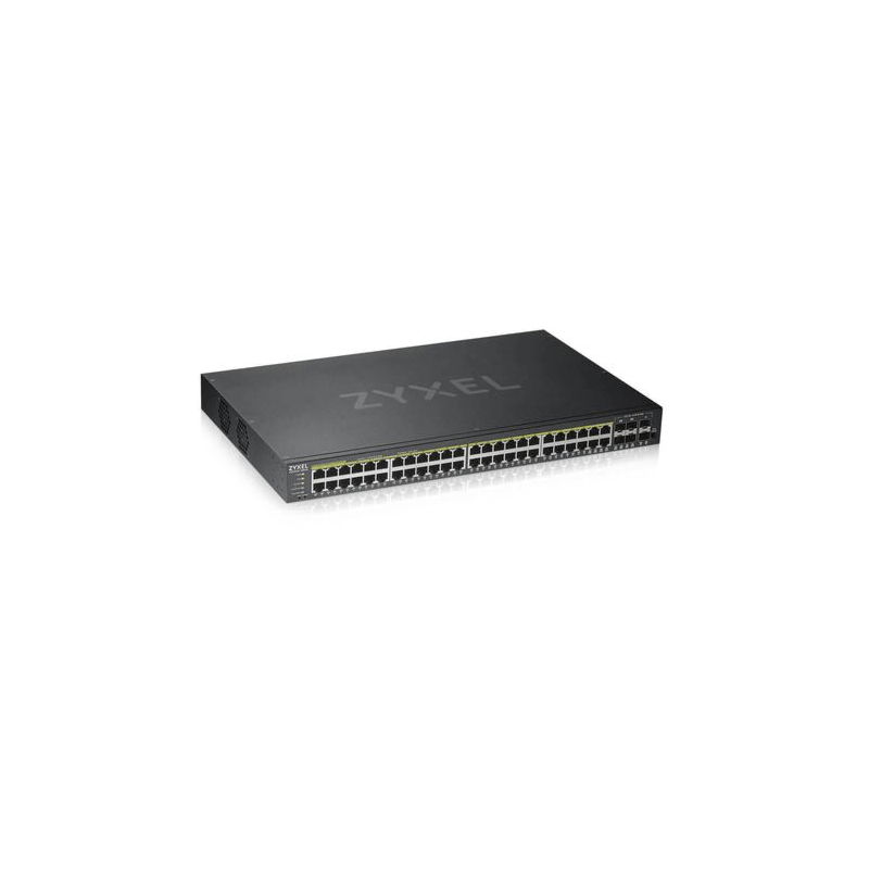 Zyxel 48-portars GS1920 smart hanterad PoE+-switch