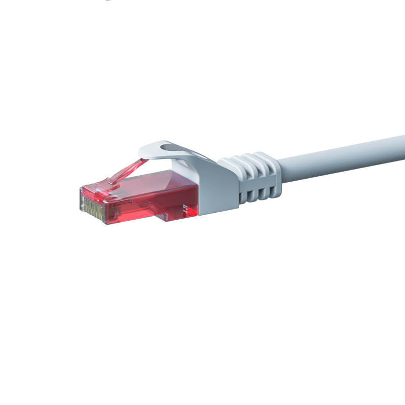 UTP CAT6 patchkabel 1,50m vit - 100% koppar
