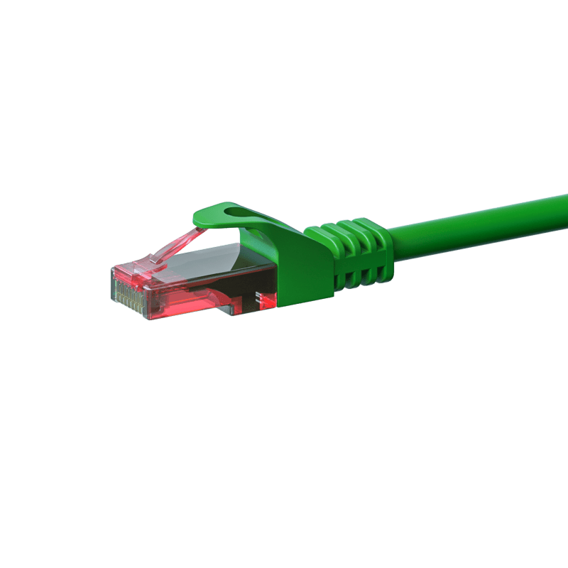 UTP CAT6 patchkabel 15m grön - 100% koppar