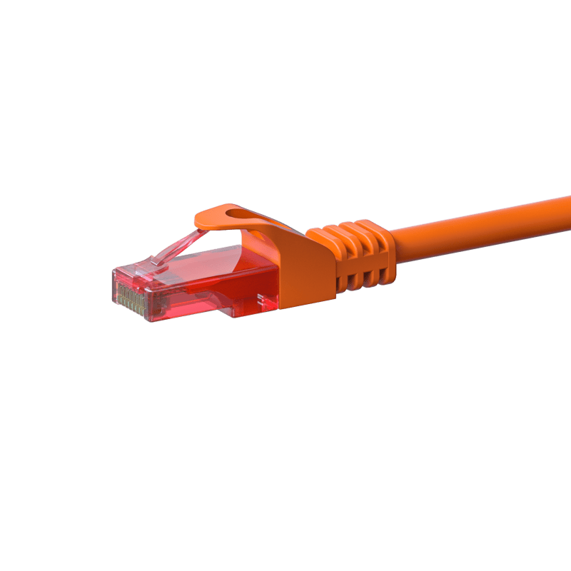 UTP CAT6 patchkabel 3m orange - 100% koppar