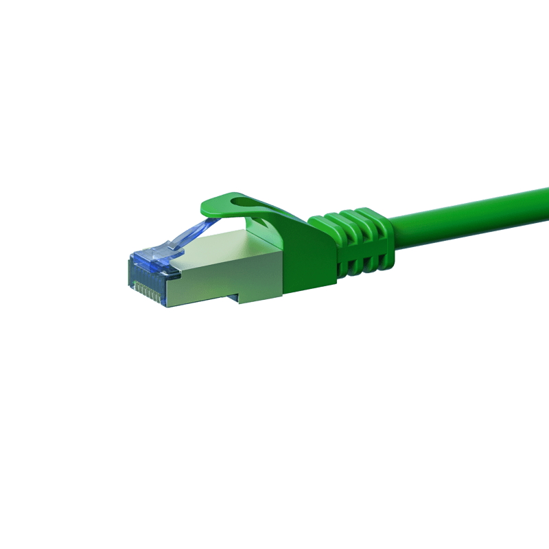 CAT6a S/FTP (PIMF) patchkabel 7,50 m grön