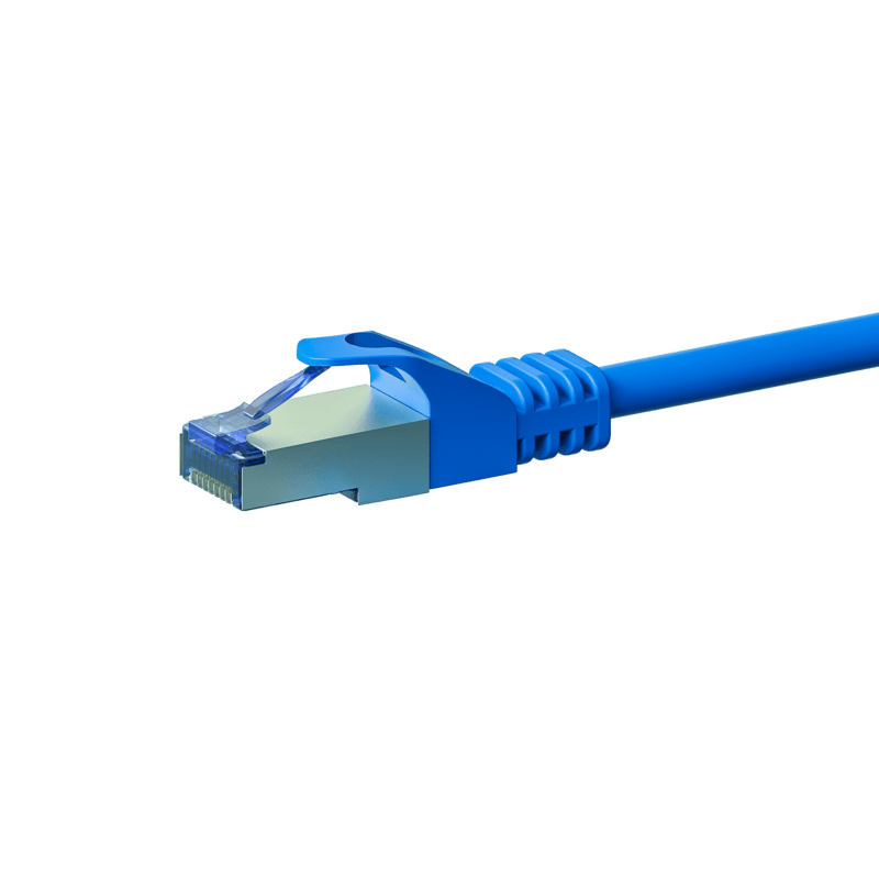 CAT6a S/FTP (PIMF) patchkabel 10m blå