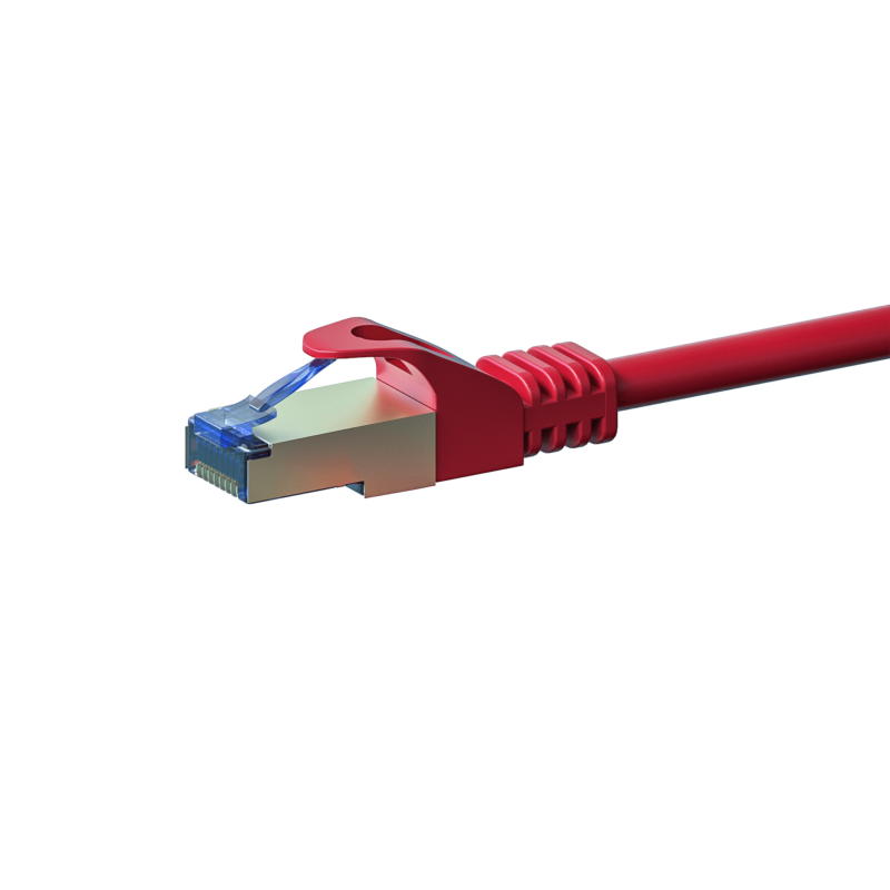 CAT6a S/FTP (PIMF) patchkabel 30m röd