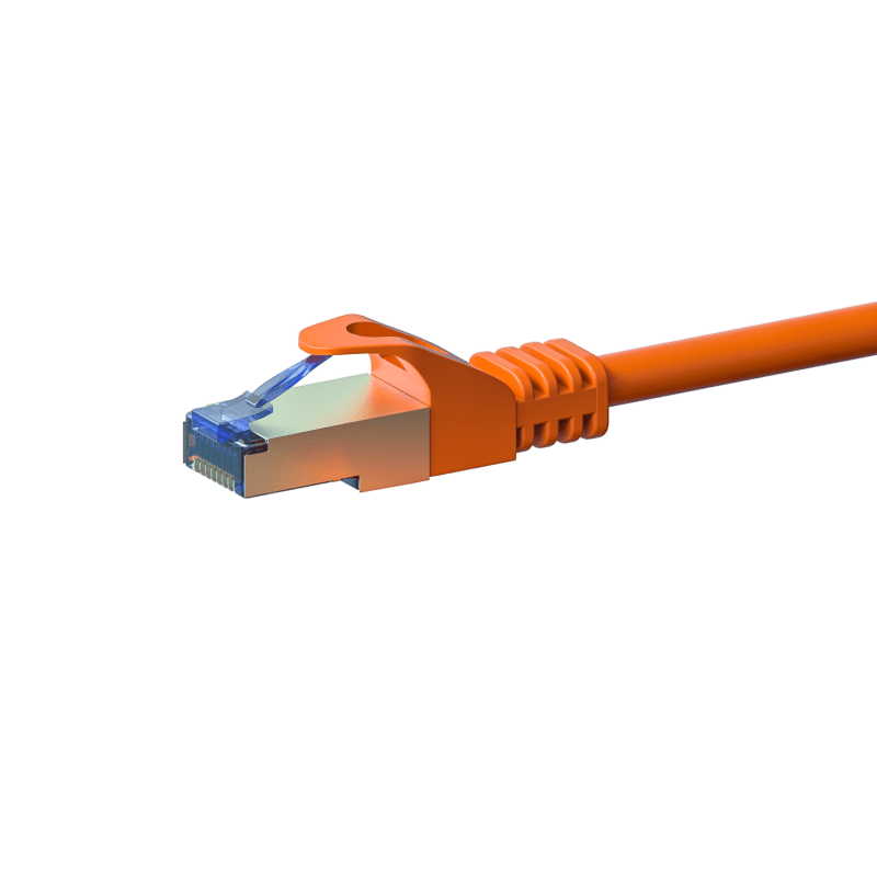 CAT6a S/FTP (PIMF) patchkabel 7,50 m orange