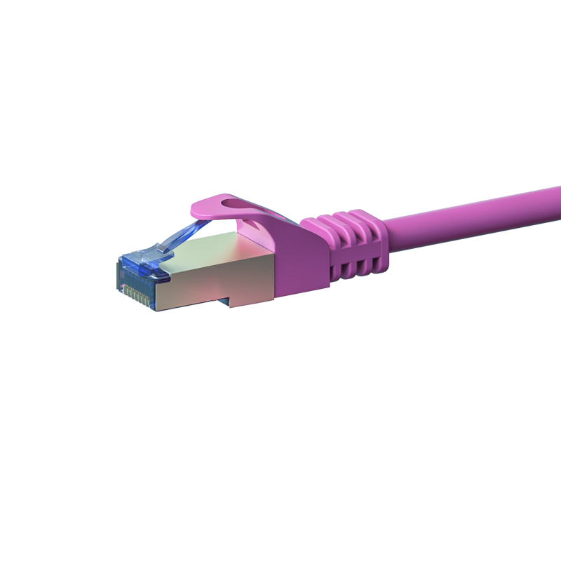 CAT6a S/FTP (PIMF) patchkabel 20m rosa