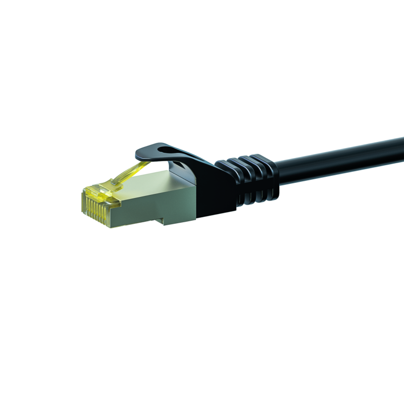 Cat7 S/FTP (PIMF) patchkabel 10m svart