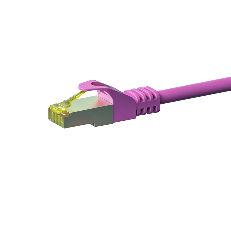Cat7 S/FTP (PIMF) patchkabel 2m rosa