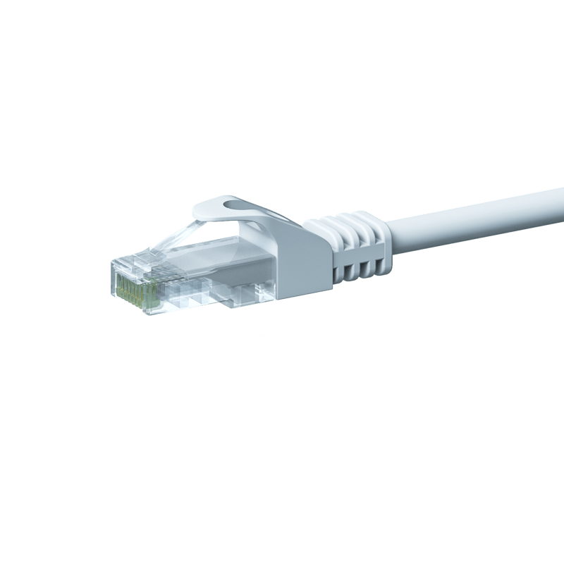 CAT5e UTP patchkabel 0,50m vit - CCA