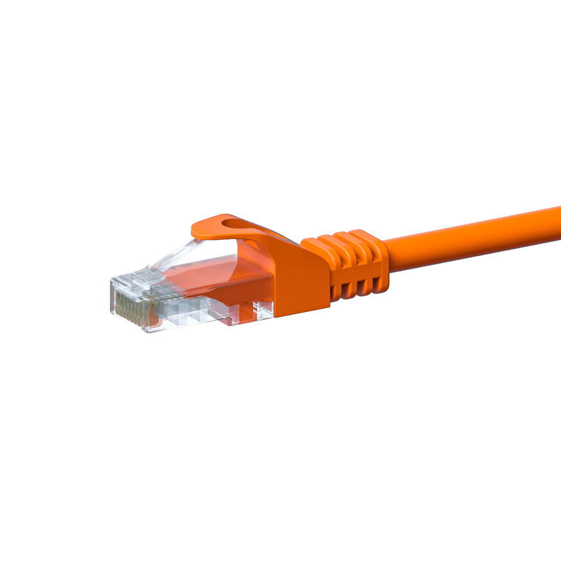 CAT5e UTP patchkabel 0,25m orange - CCA