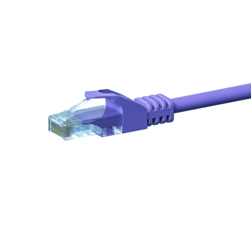 CAT5e UTP patchkabel 1m lila - CCA