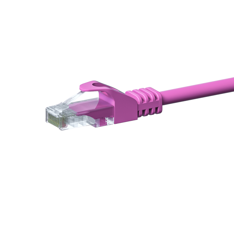 CAT5e UTP patchkabel 7,50m rosa - CCA