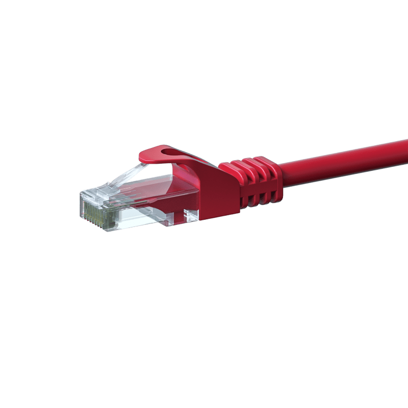 CAT6 UTP patchkabel 10m röd - CCA
