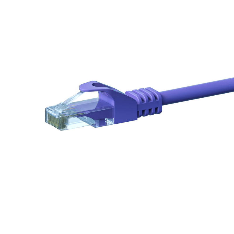 CAT6 UTP patchkabel 3m lila - CCA
