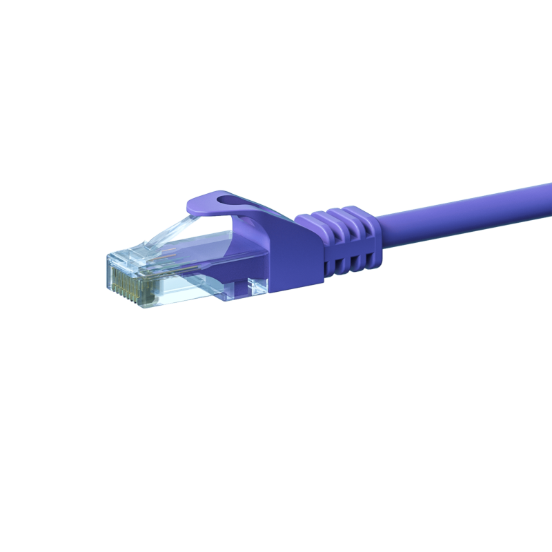 CAT6 UTP patchkabel 10m lila - CCA