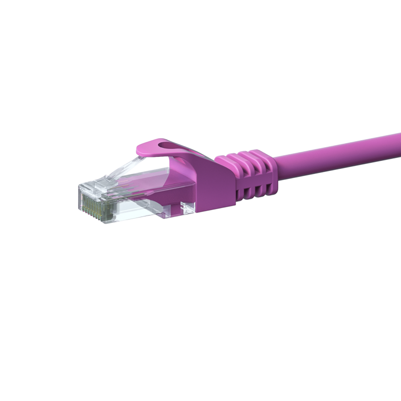 CAT6 UTP patchkabel 15m rosa - CCA