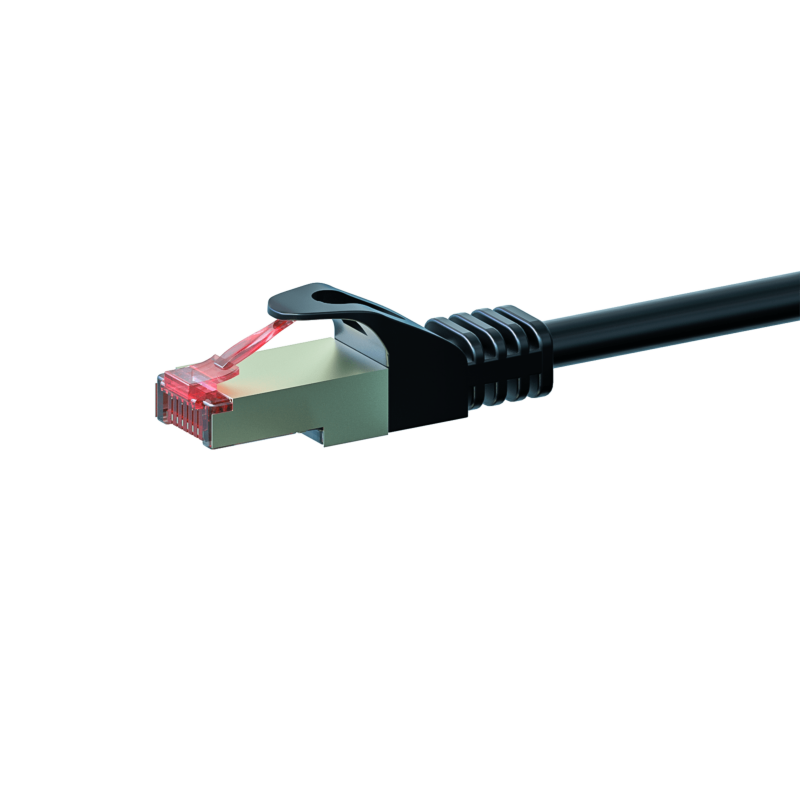 CAT6 S/FTP (PIMF) patchkabel 30m svart