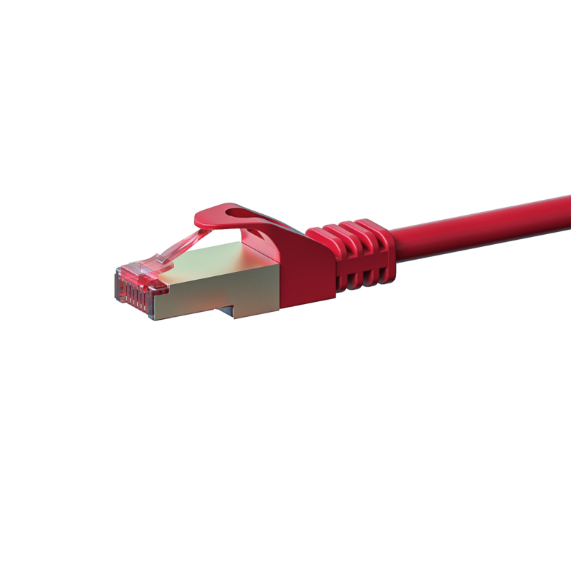 CAT6 S/FTP (PIMF) patchkabel 3m röd