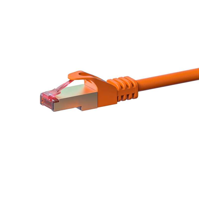 CAT6 S/FTP (PIMF) patchkabel 15m orange