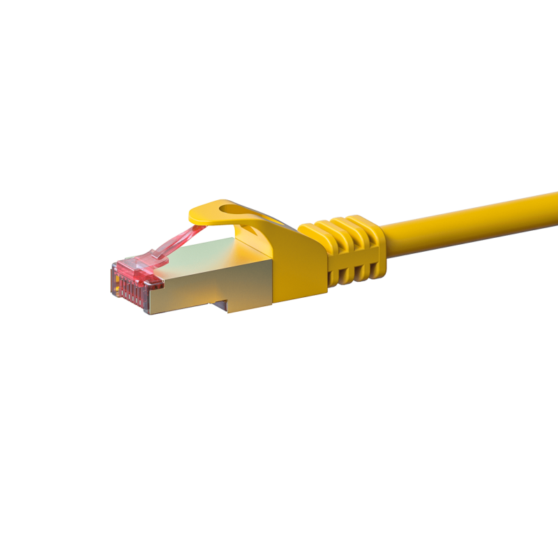 CAT6 S/FTP (PIMF) patchkabel 20m gul