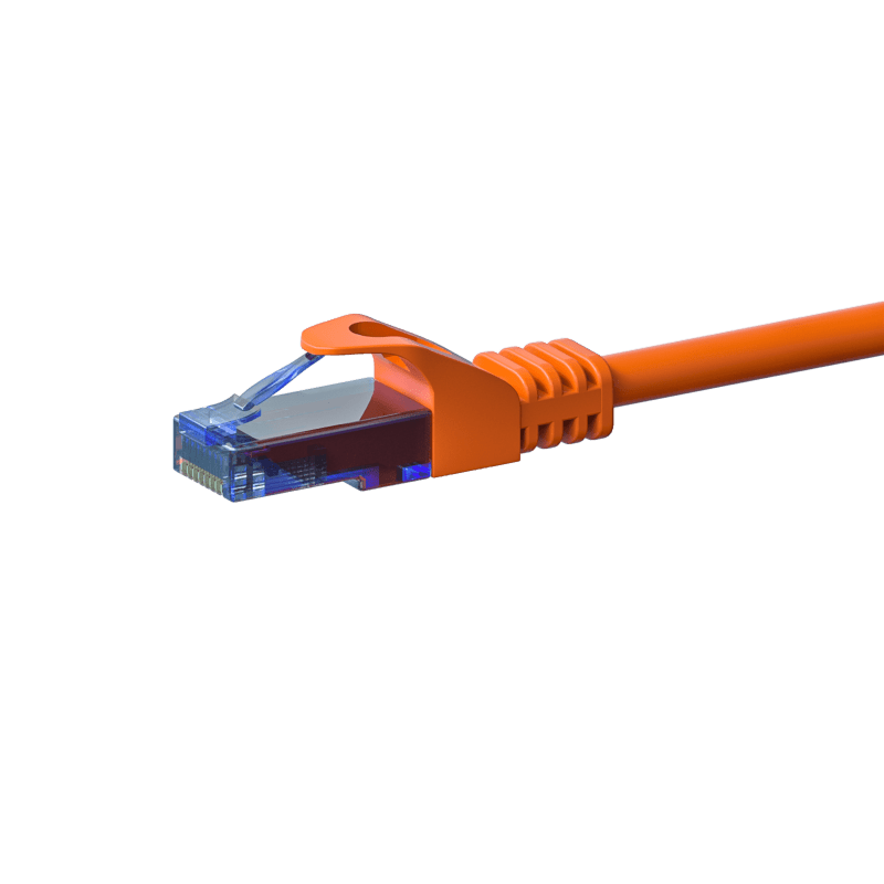 UTP CAT6a patchkabel 50m orange - 100% koppar