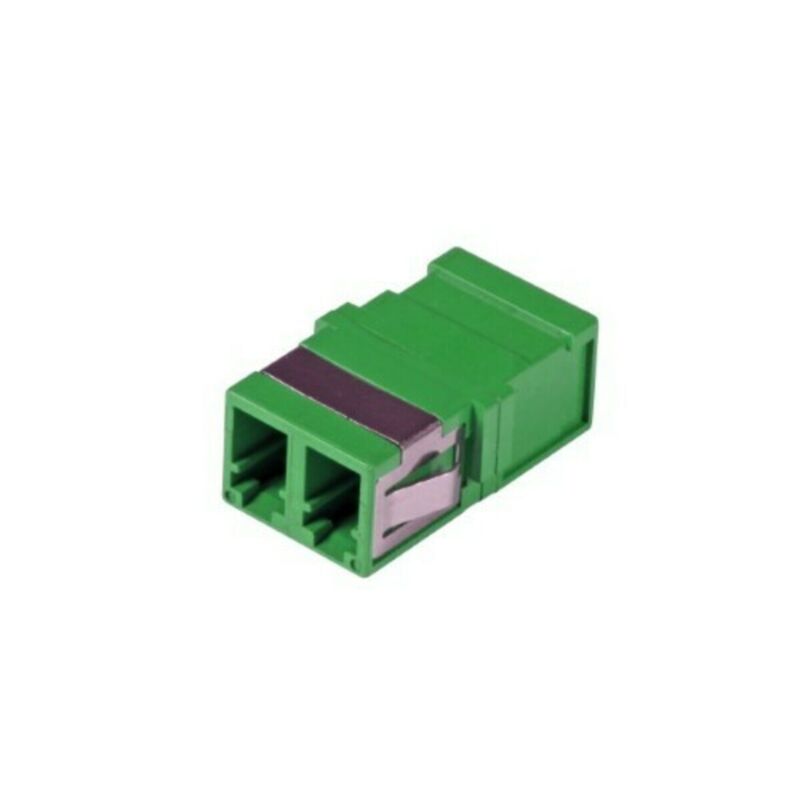 Singlemode keystone-koppling LC-LC duplex grön