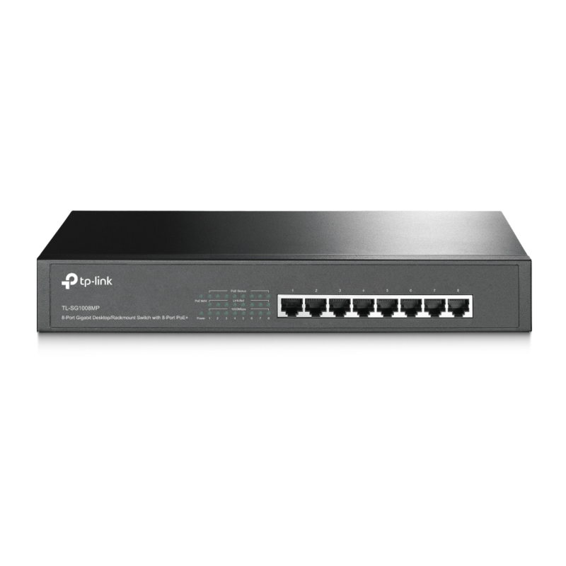 TP-Link 8-portars SG1008MP ohanterad PoE-switch