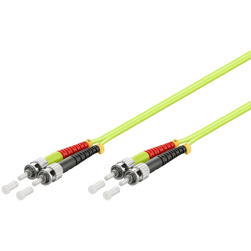 Fiberoptisk kabel ST-ST OM5 (laseroptimerad) 2m