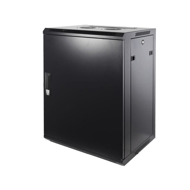 15U väggskåp med metalldörr 600x600x770mm (BxDxH)