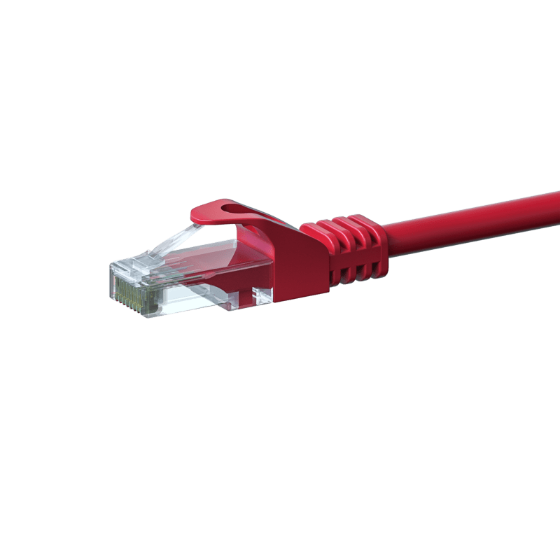 CAT6 UTP patchkabel 2m röd - CCA