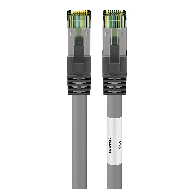Cat8 S/FTP (PIMF) patchkabel 5m grå