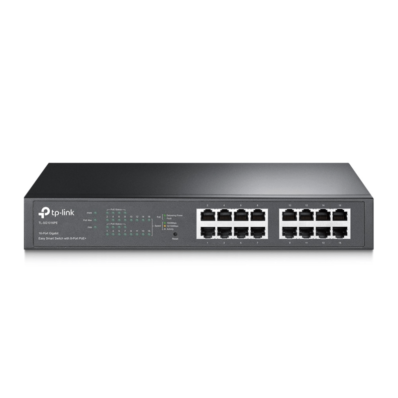 TP-Link 16-Port 1016 hanterad PoE smart switch