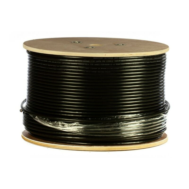 DANICOM CAT6 FTP 305m Utomhuskabel på rulle, styv - PE (Fca)