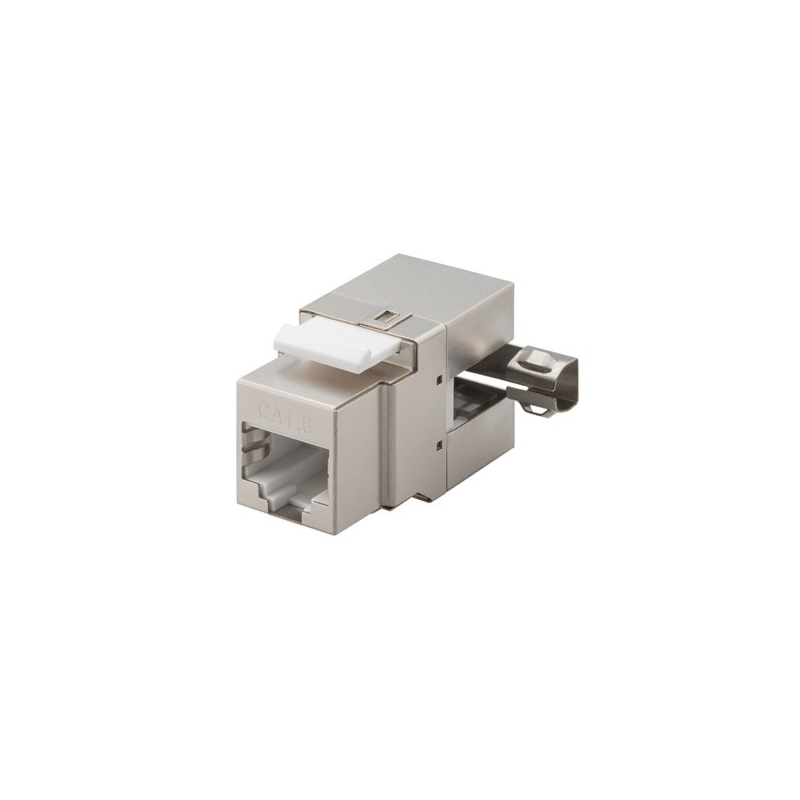 CAT6 STP Keystone Connector - Verktygslös vinklad