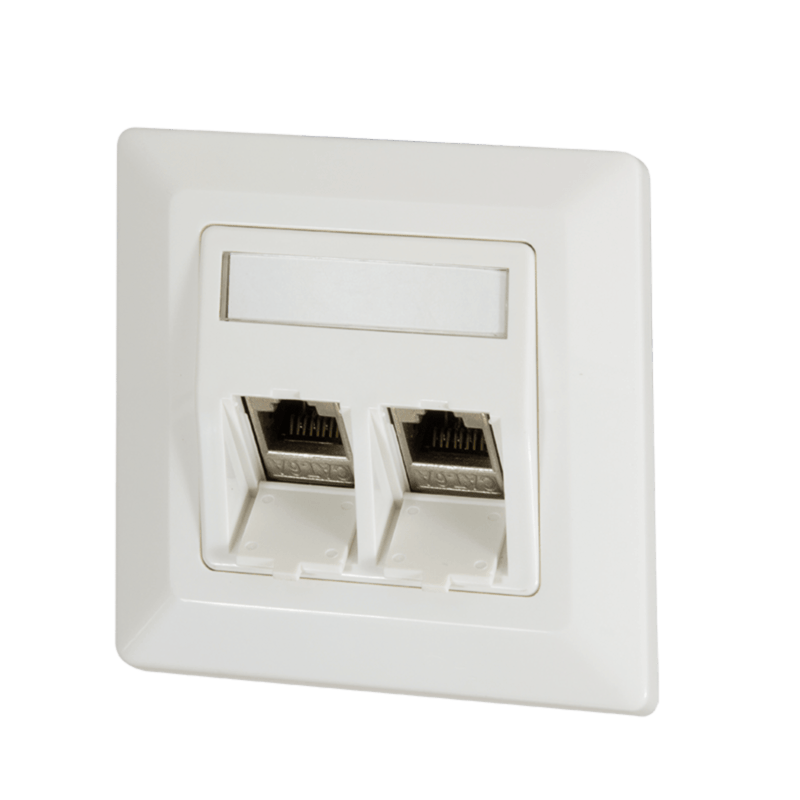 Keystone frontplatta, elfenben