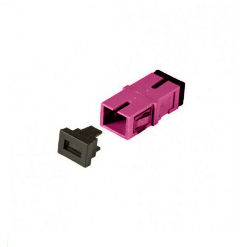 Multimode keystone-koppling SC-SC simplex lila