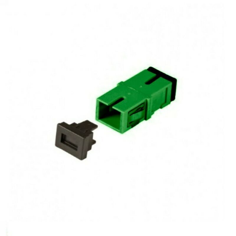 Singlemode keystone-koppling SC-SC simplex grön
