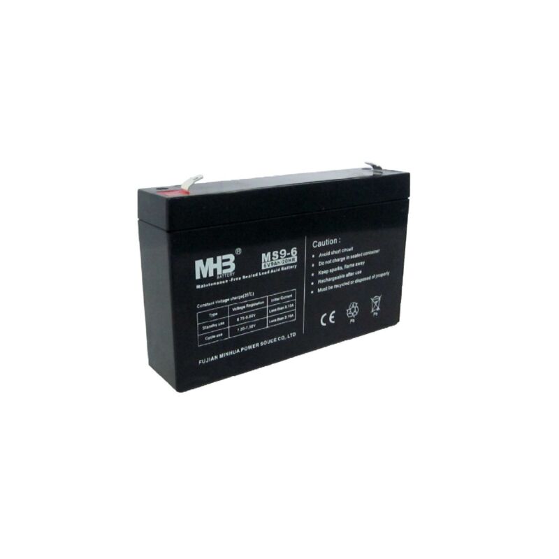 PowerWalker batteri 6V 9Ah