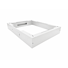 Bas för 19 tums serverskåp 800x800x150mm (BxDxH) - Vit