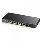 Zyxel 8-portars GS1900 smart hanterad PoE+-switch