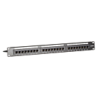 CAT6a UTP patchpanel - 24 portar