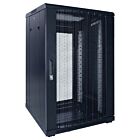 18U serverskåp med perforerad dörr 600x600x1000mm (BxDxH)