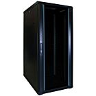 27U serverskåp med glasdörr 600x800x1400mm (BxDxH)