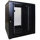 18U serverskåp med perforerad dörr 800x800x1000mm (BxDxH)