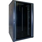 27U serverskåp med glasdörr 800x800x1400mm (BxDxH)