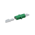 Single-mode koppling E2000-E2000 simplex grön